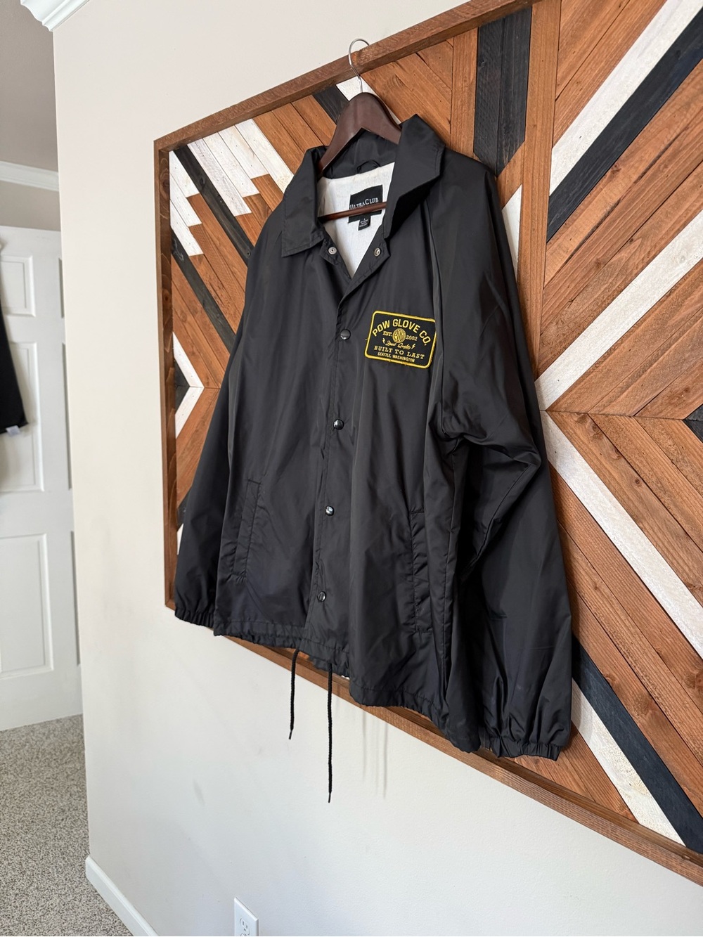 Men's Black Coach Jacket